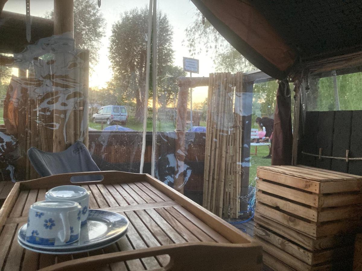 Das Naturfloss - Biberspur Brandenburg  Exteriör bild
